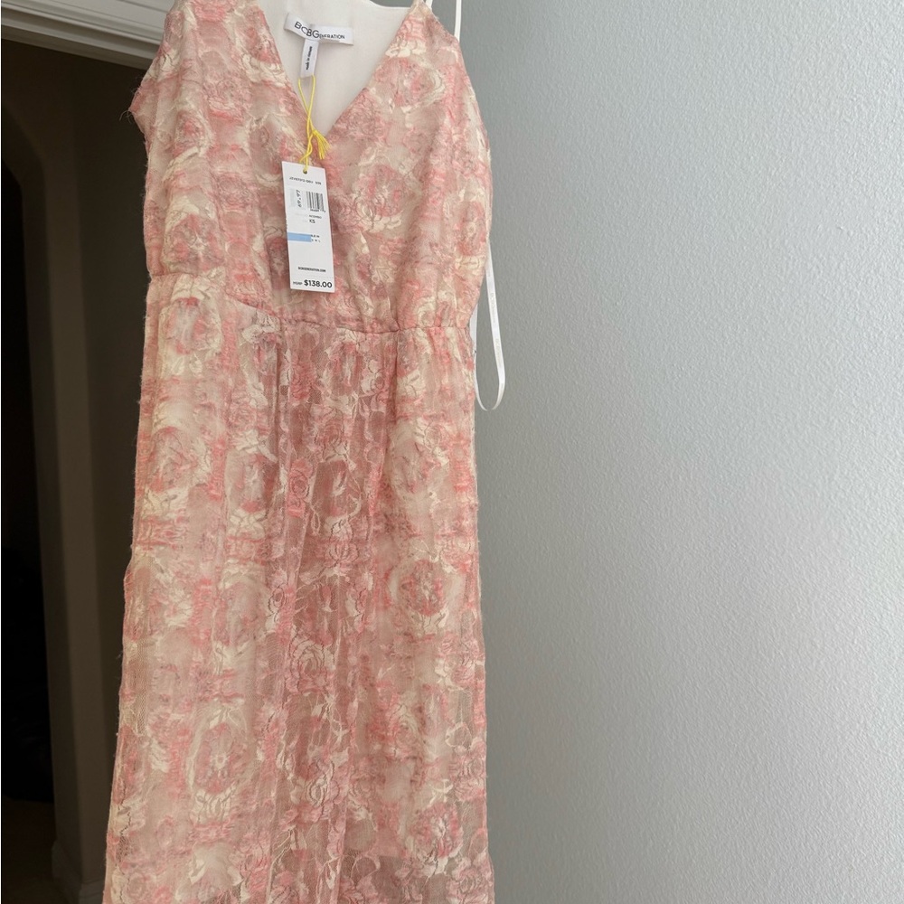 Floral Pink Maxi Dress